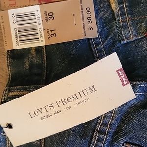 Levi's Premium MADE IN THE USA Hesher Low Straight Jeans